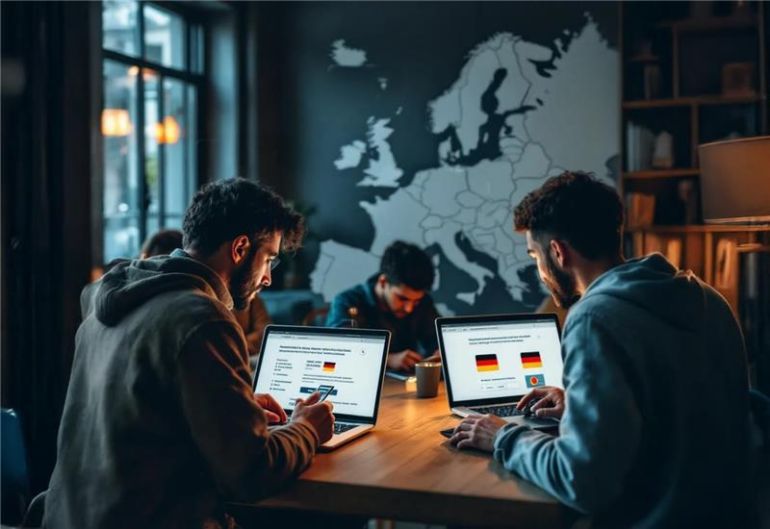 ألمانيا وبلجيكا تعدان من أوائل الدول التي بدأت بتطبيق نموذج اللجوء عن بعد