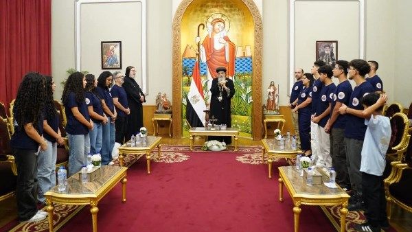 البابا تواضروس يستقبل مجموعة من شباب وخدام كنائس تورنتو البابا تواضروس يستقبل مجموعة من شباب وخدام كنائس تورنتو