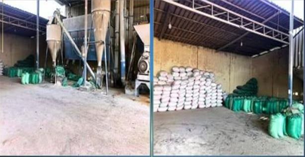 ضبط مصانع ومطحنة أعلاف غير مرخصة بدمياط