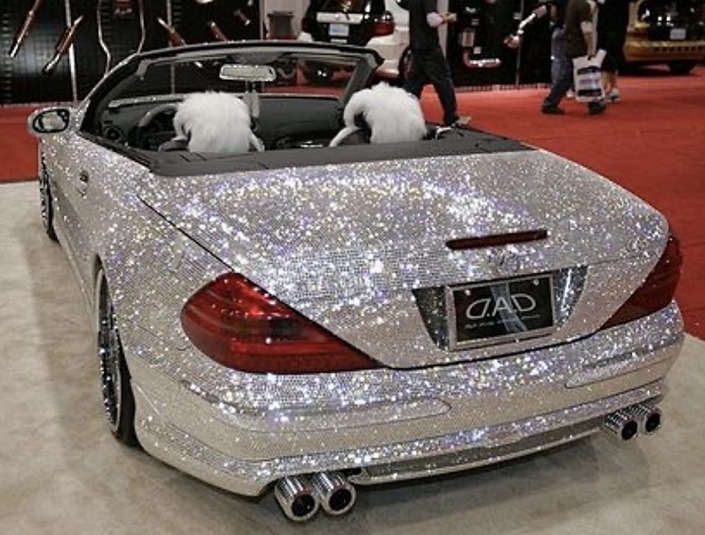 مرسيدس SL600 المرصّعة بالألماس (غوغل)
