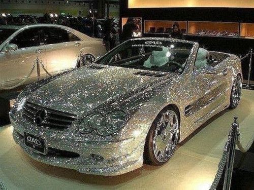 مرسيدس SL600 المرصّعة بالألماس (غوغل)