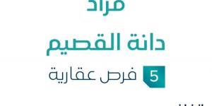 5 فرص عقارية .. مزاد عقاري جديد من شركة الأصول الذكية العقارية في القصيم