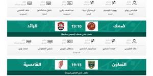 حكام مباريات اليوم الأحد في الجولة 31 من دوري روشن السعودي - هرم مصر