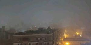 أمطار غزيرة تضرب الإسكندرية مع رياح شديدة..صور - هرم مصر