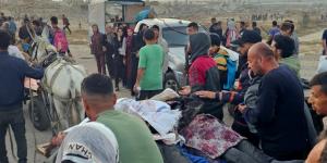 بالصور.. مساعدات غزة طرود مخضبة بالدماء - هرم مصر