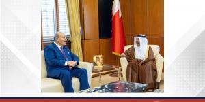 وزير الديوان الملكي يستقبل السفير الفلسطيني بمناسبة انتهاء فترة عمله - هرم مصر