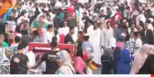 لقطات من فرحة المصريين بعيد الأضحى.. فيديو - هرم مصر