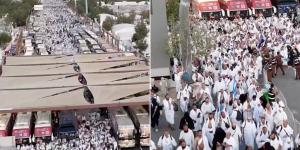 شاهد حجاج بيت الله الحرام يستقرون بمنى في "يوم القرّ" - هرم مصر
