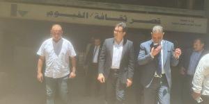 هنو يتابع تنفيذ تطوير قصر ثقافة الفيوم ويشدد على ضرورة تسريع وتيرة العمل - هرم مصر