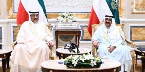 أمير الكويت يستقبل سمو ولي العهد وسمو رئيس مجلس الوزراء - هرم مصر