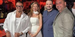 رايا أبي راشد تشارك صوراً من حفل افتتاح فندق عمرو دياب - هرم مصر