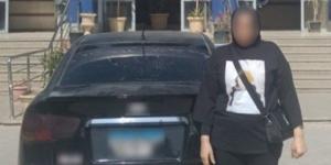 القبض على فتاة طمست لوحات سيارتها بالقاهرة| فيديو - هرم مصر