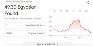 آخر تحديث.. سعر الدولار اليوم الأربعاء 2 يوليو 2025 - هرم مصر