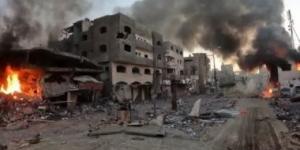استشهاد 7 فلسطينيين فى قصف إسرائيلى على منازل ومدرسة بمدينة غزة - هرم مصر