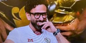 تقديرا لـ شيكابالا..ابراهيم فايق يرتدي تيشيرت الزمالك على الهواء - هرم مصر