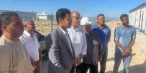 نائب محافظ مطروح يتفقد محطة معالجة الصرف الصحي - هرم مصر