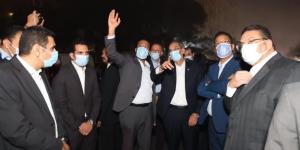 طلعت يتفقد مبنى سنترال رمسيس ويتابع جهود استعادة خدمات الاتصالات المتأثرة بالحريق - هرم مصر