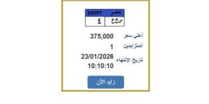 سعرها 375 ألف جنيه.. مزايدة نارية على لوحة سيارة مميزة| اعرف الخطوات - جريدة هرم مصر