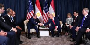 الرئيس السيسى يلتقى نظيره الأمريكى دونالد ترامب على هامش منتدى دافوس - جريدة هرم مصر
