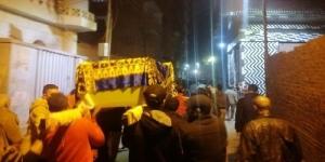 تشييع جثماني زوجين لقيا مصرعهما إثر نشوب حريق فى شقتهما بالشرقية - جريدة هرم مصر