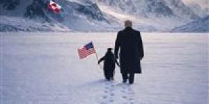 «ترامب وبطريق في جرينلاند».. البيت الأبيض ينشر صورة غريبة تثير ضجة واسعة - جريدة هرم مصر