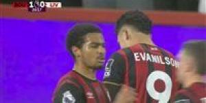 بورنموث ضد ليفربول.. إيفانيلسون يسجل الهدف الأول لـ بورنموث أمام ليفربول في الدوري الإنجليزي - جريدة هرم مصر