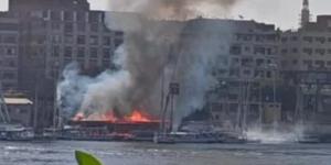 حريق هائل يلتهم مطعما على كورنيش أسوان - جريدة هرم مصر