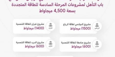 "الشركة السعودية الطاقة" تعلن فتح باب التأهُّل للمنافسة من مشروعات الطاقة الشمسية - هرم مصر