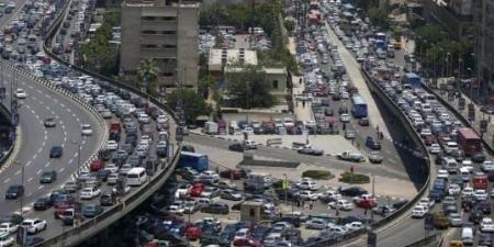 اعرف طريقك.. ازدحام مروري على أغلب طرق ومحاور القاهرة والجيزة