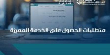 بالإنفوجرافيك .. تعرف على متطلبات الحصول على الخدمة المميزة من الهيئة العامة للعقار