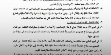الكشف عن مسودة اتفاق ويتكوف لوقف إطلاق النار في غزة - وثيقة - هرم مصر
