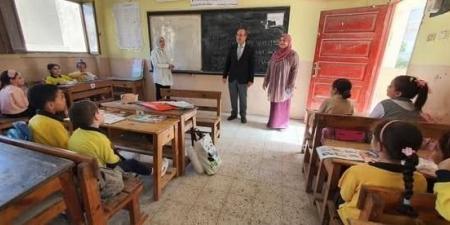 محافظ الشرقية يتفقد لجان امتحانات الشهادة الإعدادية بمدارس منيا القمح - هرم مصر