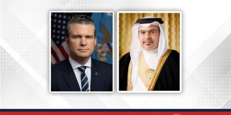 اتصال هاتفي بين سمو ولي العهد نائب القائد الأعلى للقوات المسلحة رئيس مجلس الوزراء ووزير الدفاع بالولايات المتحدة الأمريكية - هرم مصر