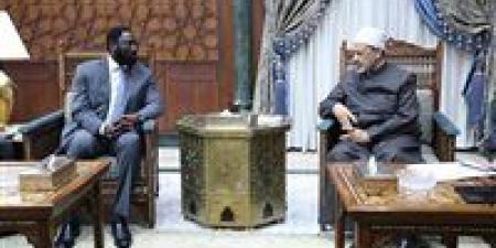 شيخ الأزهر يستقبل وزير خارجية جامبيا بمقر المشيخة - هرم مصر
