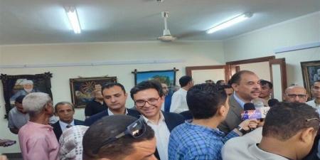 وزير الثقافة ومحافظ سوهاج يفتتحان بيت ثقافة أخميم بعد تطويره - هرم مصر