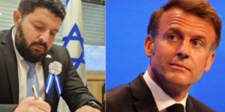 عضو بالكنيست الإسرائيلي يحذر ماكرون من تلقي صفعة جديدة لدعمه فلسطين - هرم مصر