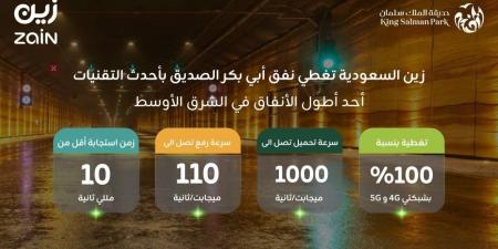 زين السعودية توفر تغطية الجيلين الرابع والخامس في نفق أبي بكر الصديق - #عاجل - هرم مصر