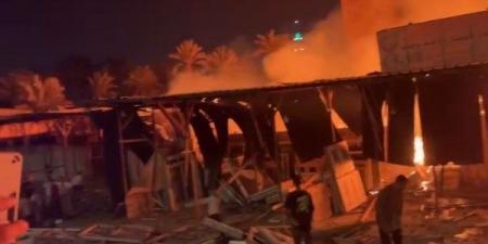 إصابة 8 أشخاص في حريق مصنع ملابس بعزبة النخل| تفاصيل - هرم مصر