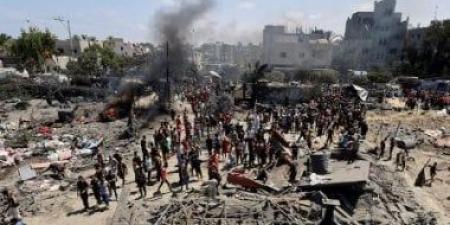 استشهاد 23 فلسطينيا وإصابة آخرين فى قصف إسرائيلى على مناطق متفرقة بغزة - هرم مصر