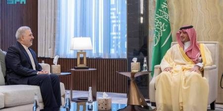 عبدالعزيز بن سعود يبحث «الاهتمام المشترك» مع السفير الإيراني - هرم مصر