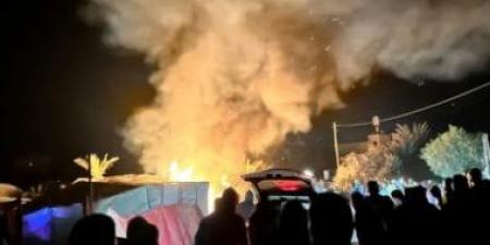 الاحتلال الإسرائيلى يقصف مسجد الأنصار وسط دير البلح فى قطاع غزة بـ3 صواريخ - هرم مصر