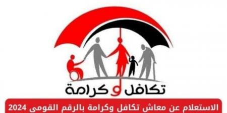طريقة الاستعلام عن معاش تكافل وكرامة 2025 بالرقم القومي - هرم مصر