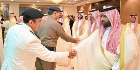 أمير منطقة جازان يستقبل المهنئين بعيد الأضحى - هرم مصر