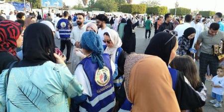 حماة الوطن يوزع الحلوى والهدايا على الأطفال في صلاة عيد الأضحى المبارك - هرم مصر