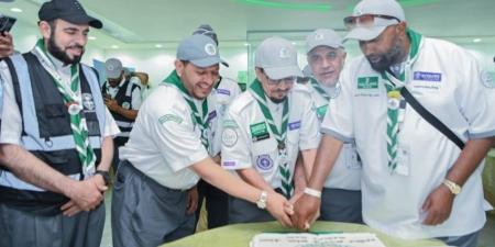 حفل معايدة للكشافة في معسكر العزيزية - هرم مصر