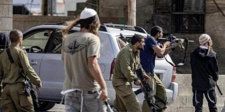 مستوطنون يقتحمون منطقة غرب رام الله في الضفة الغربية - هرم مصر