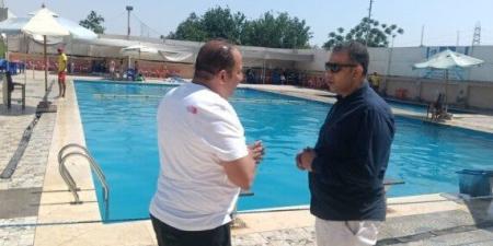 مدير الرياضة بالقليوبية يتفقد عدد من حمامات السباحة بمراكز الشباب - هرم مصر