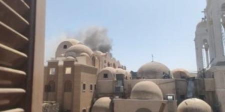 إيبارشية إسنا وأرمنت تصدر بياناً بشأن حريق محدود أعلى سطح كنيسة العذراء بإسنا - هرم مصر