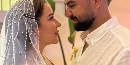 أسما شريف منير : أخترت زوج قريب من ربنا  l صور جديدة من حفل الزفاف - هرم مصر