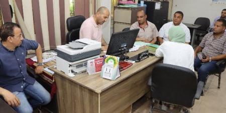جولة تفقدية للاطمئنان على انتظام العمل بالوحدات المحلية والمراكز التكنولوجية ببني سويف - هرم مصر
